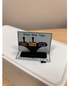 DAMAGED - Black Beer Taps Unit