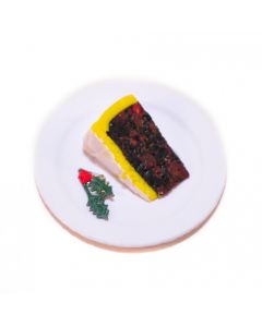 DM-C12Bw - Piece of Iced Christmas Cake