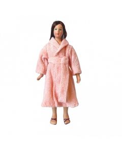 DP439 - Woman in Pink Bathrobe