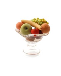 E3594 -  Dolls House Miniature Glass Fruit Bowl