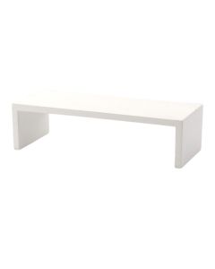 E3726 - Modern White Low Table/Shelf
