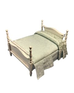 E9308 - White French-style Double Bed
