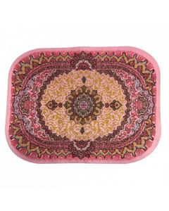 E9349 - Large Oval Pink Rug