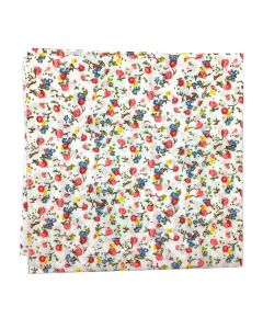EM1305 Red Floral Curtain Fabric