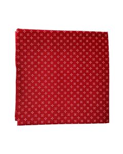 EM1338 Red and White Cross Curtain Fabric