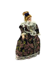 EM3641 - Lady in Tudor Style Dress with ruff