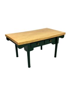 EM9710GO - Green and Pine Kitchen Table