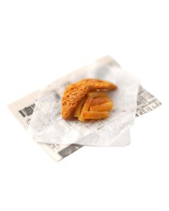 DM-F21 - 1:12 Scale Fish and Chips on Paper