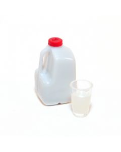 FA11103 - Gallon of Milk with Glass