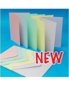 5×7 Assorted Pastel Cards & Envelopes (H-2307)