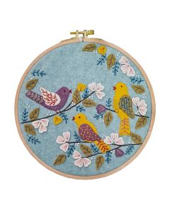 Dawn Chorus Appliqué Hoop Craft Kit (H-APPCHO1O)