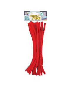 Chenille Stems 300mm (20pk) - Red (H-CPT660004)