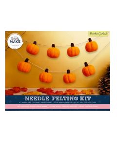 Simply Make Needle Felting Kit - Pumpkin Garland (H-DSM106123)