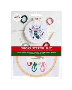 Simply Make Cross Stitch Kit - Stocking (H-DSM106160)