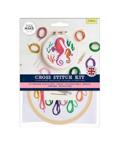 Simply Make Cross Stitch Kit - Seahorse (H-DSM106228)