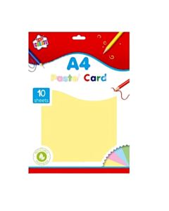 A4 Pastel Colour Card Pack of 10 Sheet (H-FSC3PAPR1)