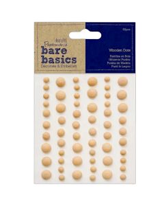 Bare Basics - Wooden Dots (60pcs) Light (H-PMA174733)