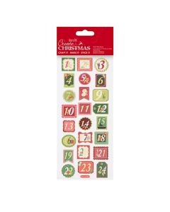 Foil Stickers - Create Christmas - Trad Advent (H-PMA828921)