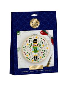 Sew & So On Embroidery Kit – Nutcracker (H-SEW106011)