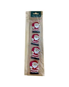 Santa Christmas Felt Embellishment (H-XCR0015C)