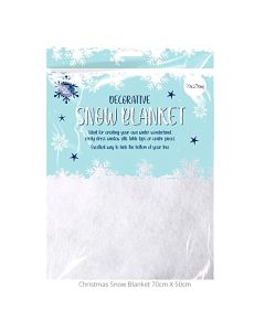 Christmas Snow Blanket 70cm X 50cm (H-XMA1695)