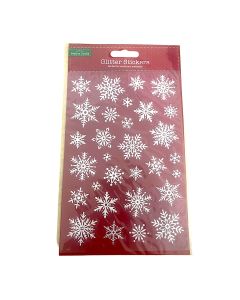 Christmas Glitter Stickers - Snowflakes (H-XMA4258A)