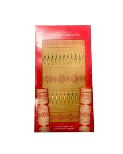 Christmas Make Your Own Cracker Kit - Kraft Snowflakes (H-XP0213C)