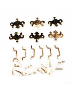 HW1124 - Brass Chippendale Drawer Pulls