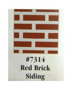 HW 7314 - Red Brick Vinyl Sheet