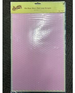 DISCONTINUED - Pink Tile Floor Sheet 