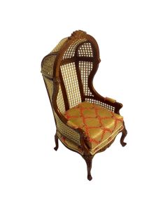 JJ05049WN - Luxury Arm Chair In Walnut 