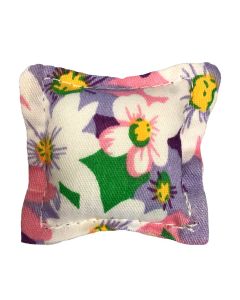 JJ0017 - Purple flower print cushion (1pk)