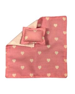 JJ0041 - Single Bedding Pink Heart