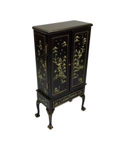 JY0105 - Black Hand Painted Cabinet