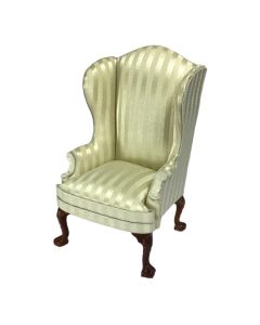 JY0233 - Wingback Armchair with Cream Upholstery