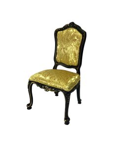JY0257 - Black and Gold Dining Chair