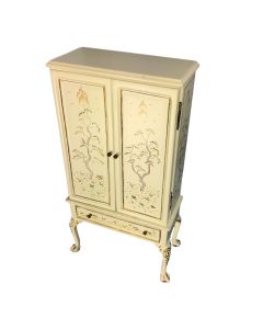 JY0275 - White Hand Painted Cabinet