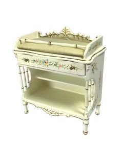 JY0302 - White hand painted Baby Changing Table