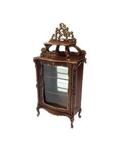 JY0316 - Wooden Display Cabinet with Mirrored Back