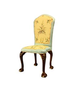 JY0324 - Blue and Cream Upholstered Dining Chair