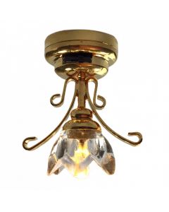 LT7438 - Clear Lily Ceiling Battery Light