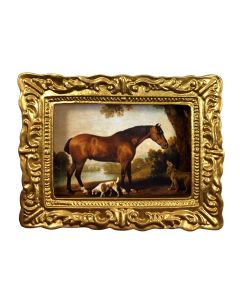 MC022 Picture of George Stubbs Horse and Dogs  
