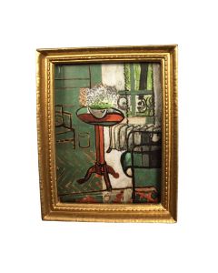 MC207 - Matisse picture of table in large gold frame