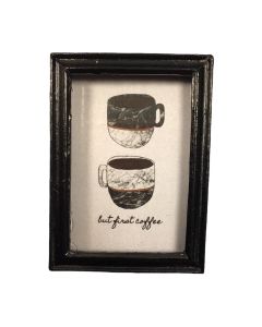 MC402 - Coffee picture in black frame