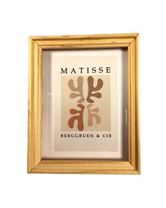 MC706 - Picture of neutral Matisse abstract art 