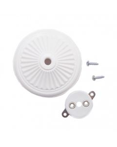 MD22410 - Ceiling Rose with Socket 50mm