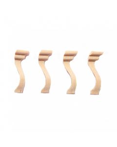 MD40125 - Chippendale Legs (pk 4)