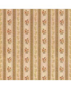 MD41157 - Floral Stripes Wallpaper