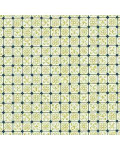 MD41174 - Wallpaper Blue/Yellow Wall Tiles