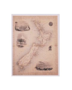 MDB087 - 1:12 Scale Historic Map of New Zealand